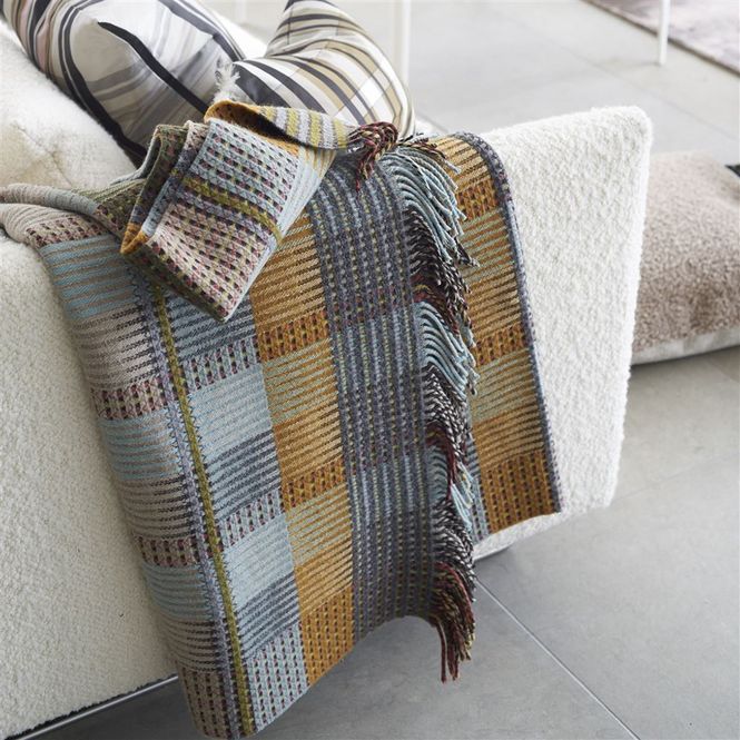 Hovedbilde Designers Guild - Tasara ochre Pledd
