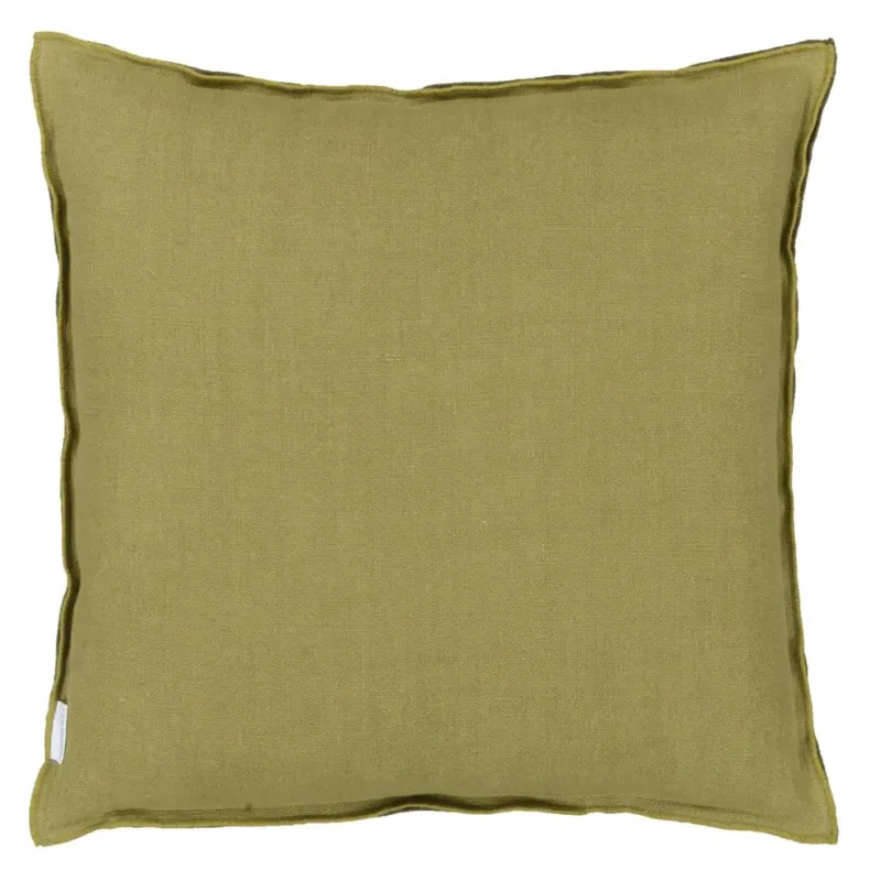 Designers Guild - Brera Lino Lime & Moss Linen