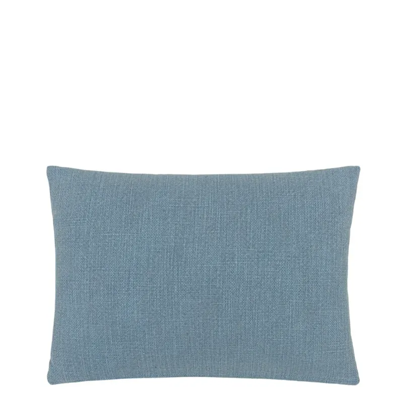 Designers Guild - Enamel Flower Indigo Embroidered Cotton