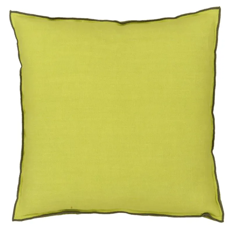 Designers Guild - Brera Lino Lime & Moss Linen