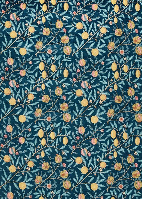 Hovedbilde William Morris - Fruit Velvet / Indigo Slate